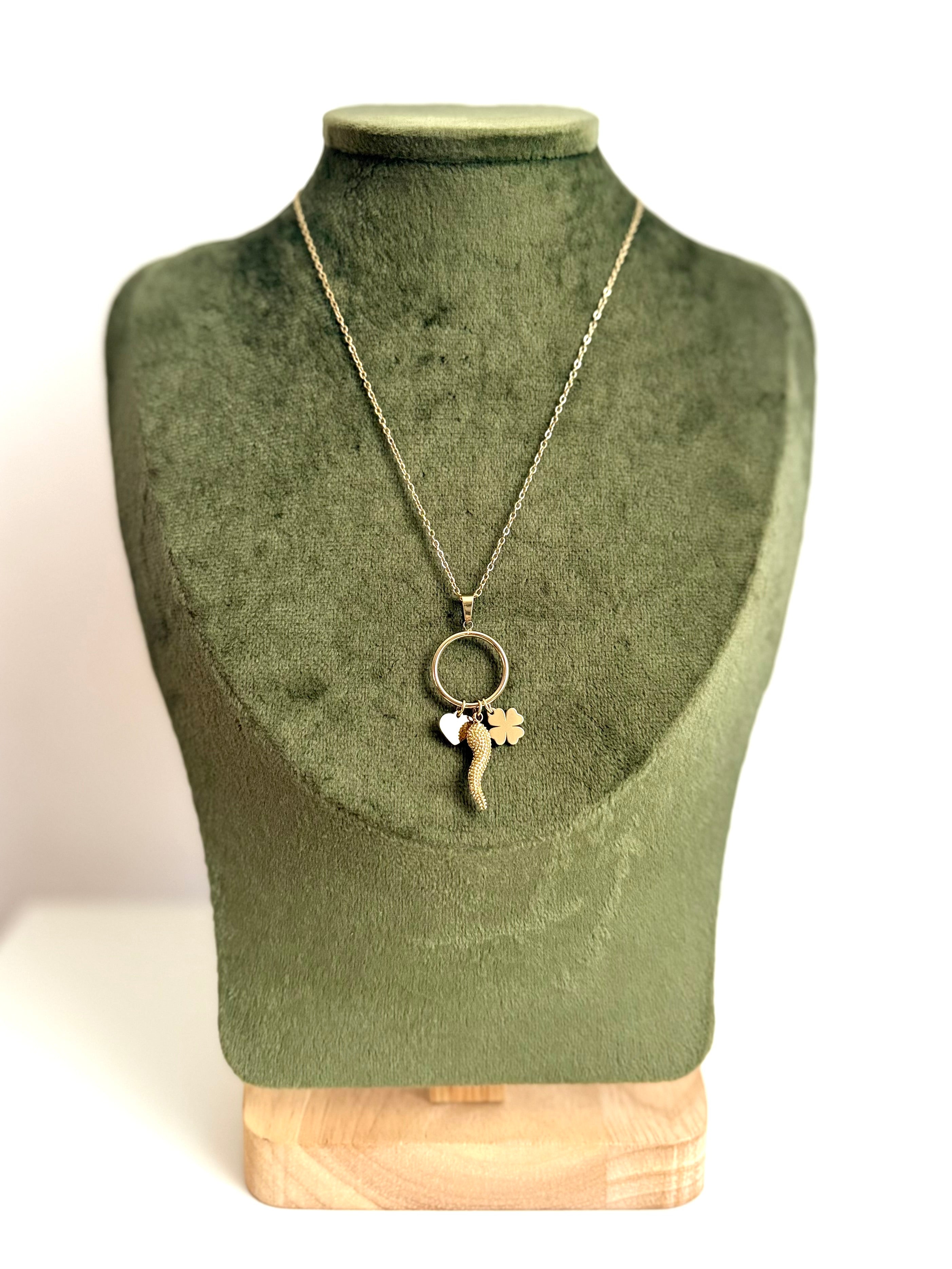 Collana Peperoncino con Charms