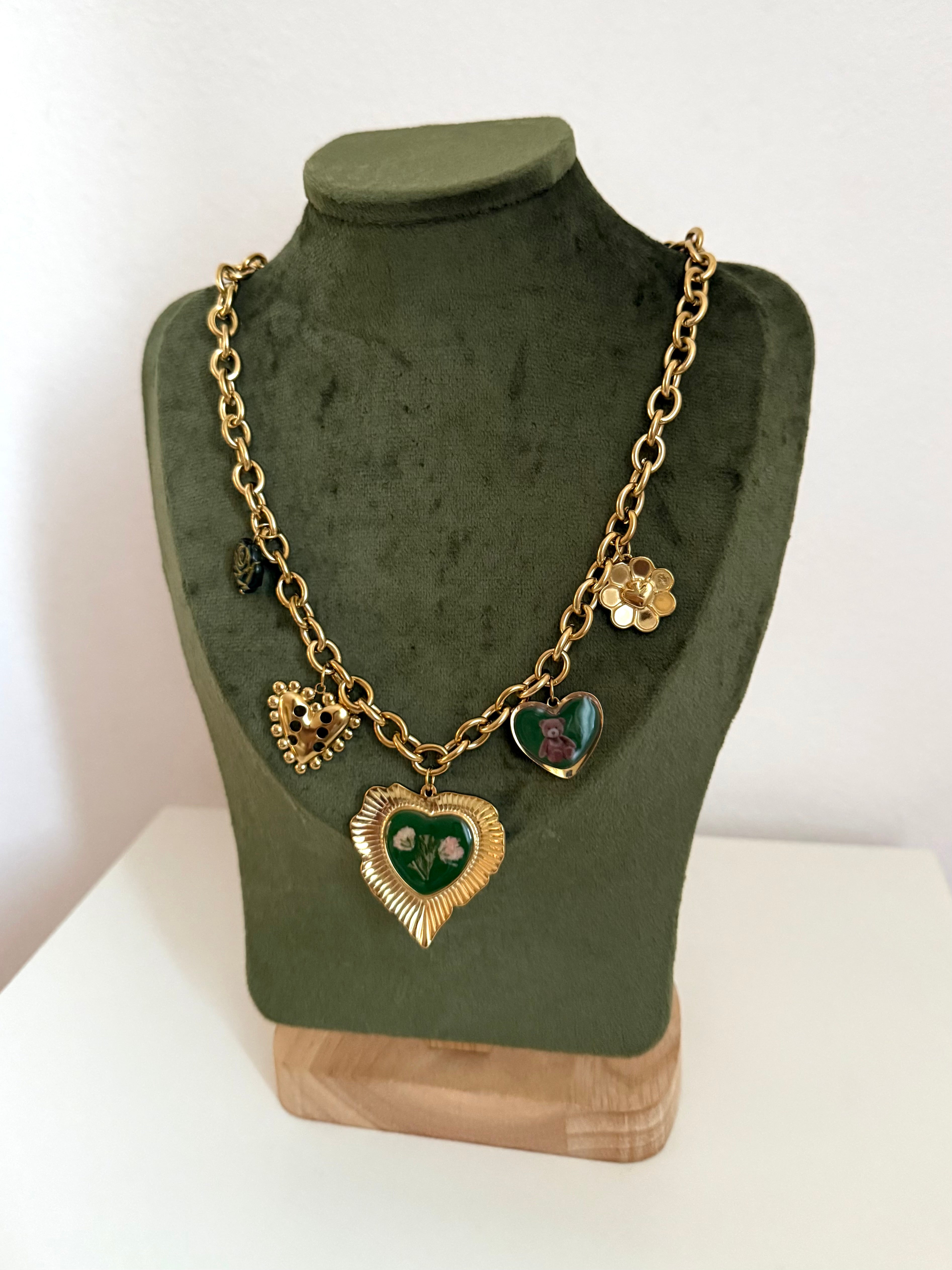 Collana Green Bear