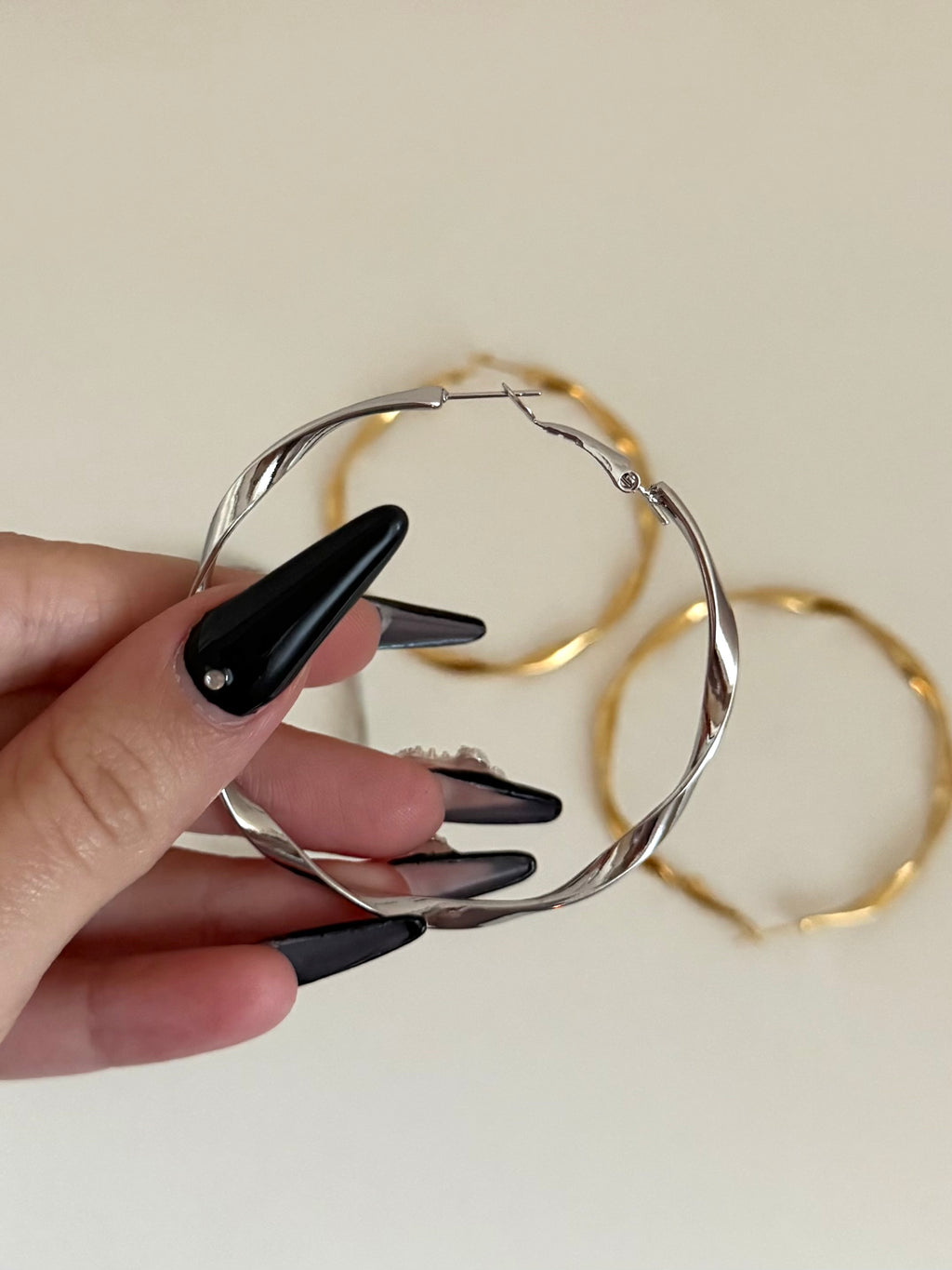 Orecchini Cerchi Onda