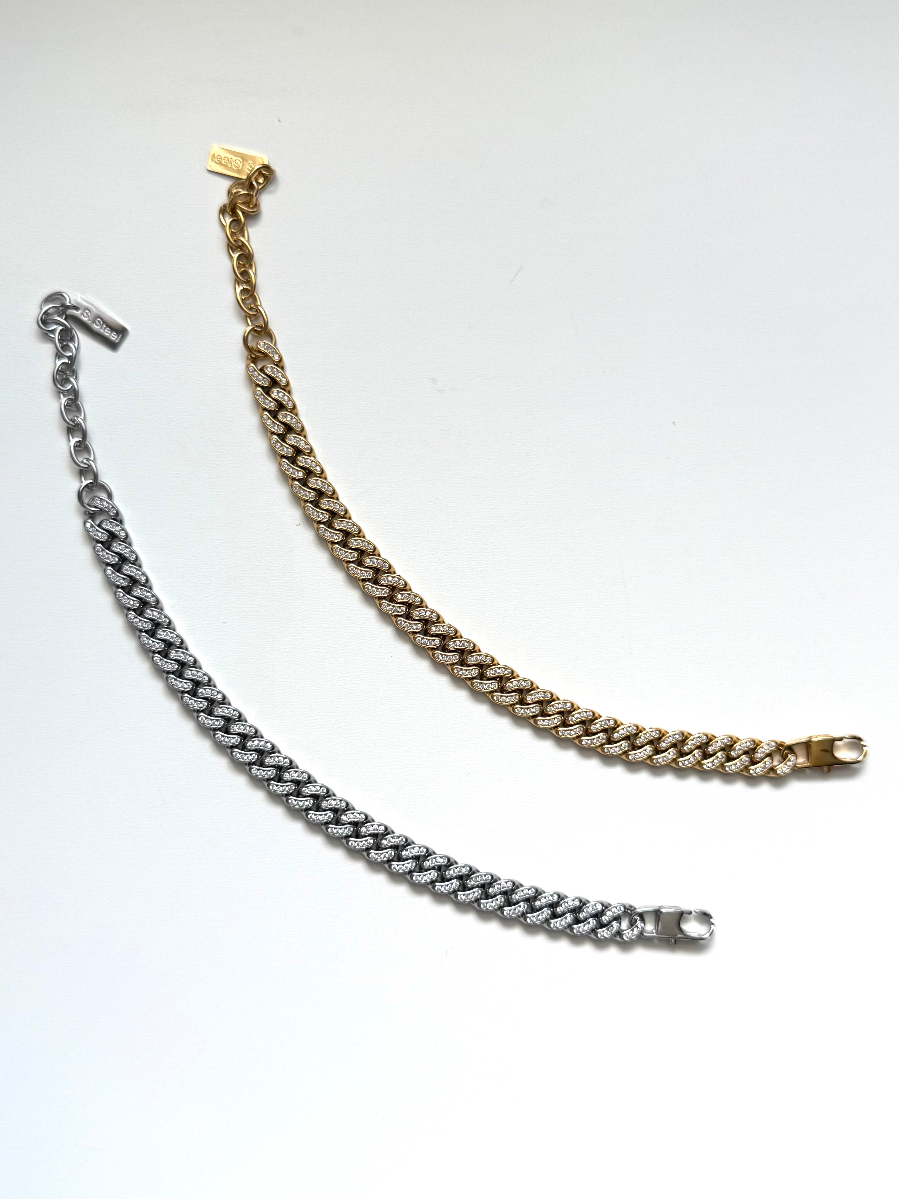 Bracciale Catena Zirconi