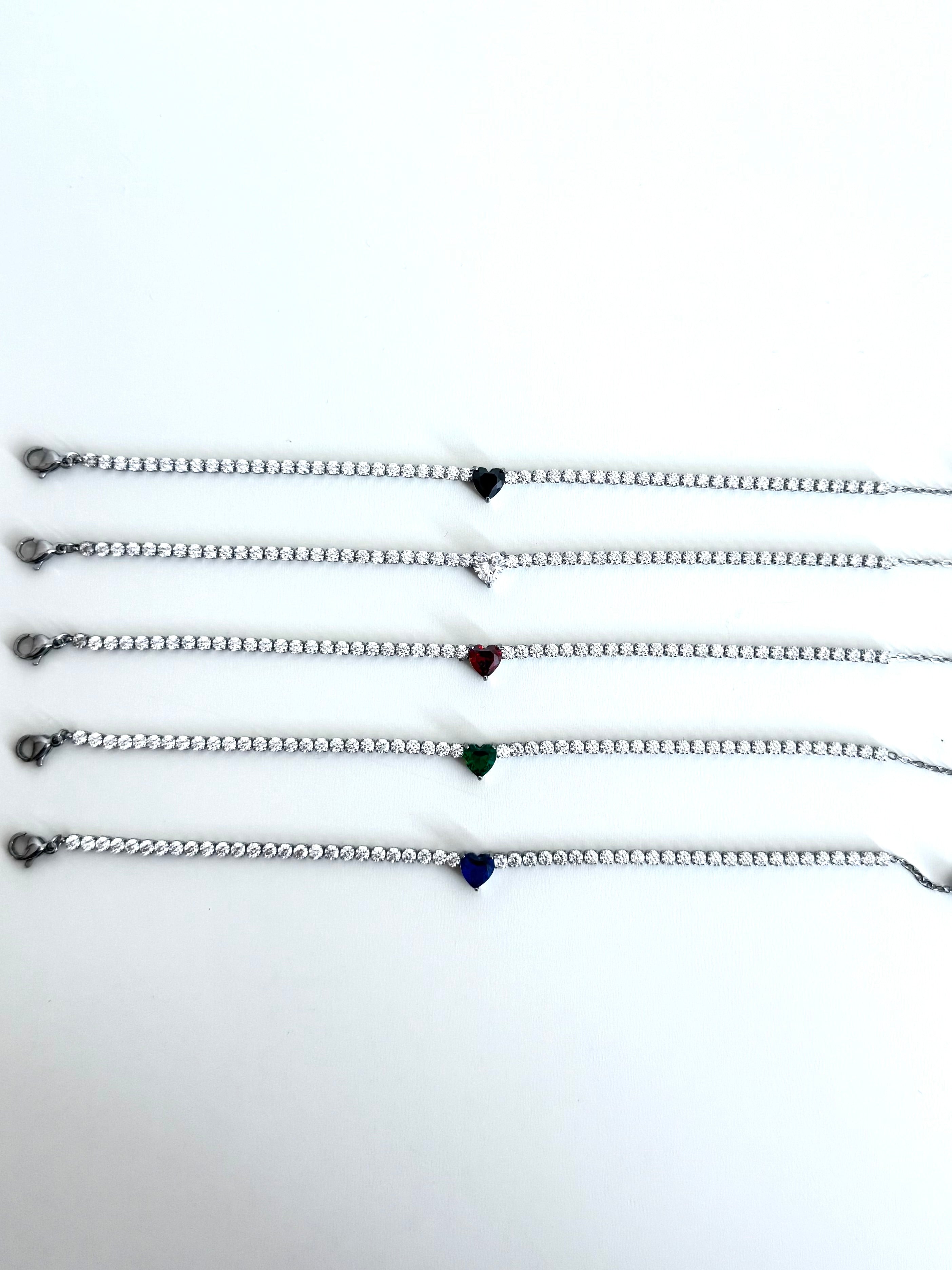 Bracciale Cuoricino Zirconato