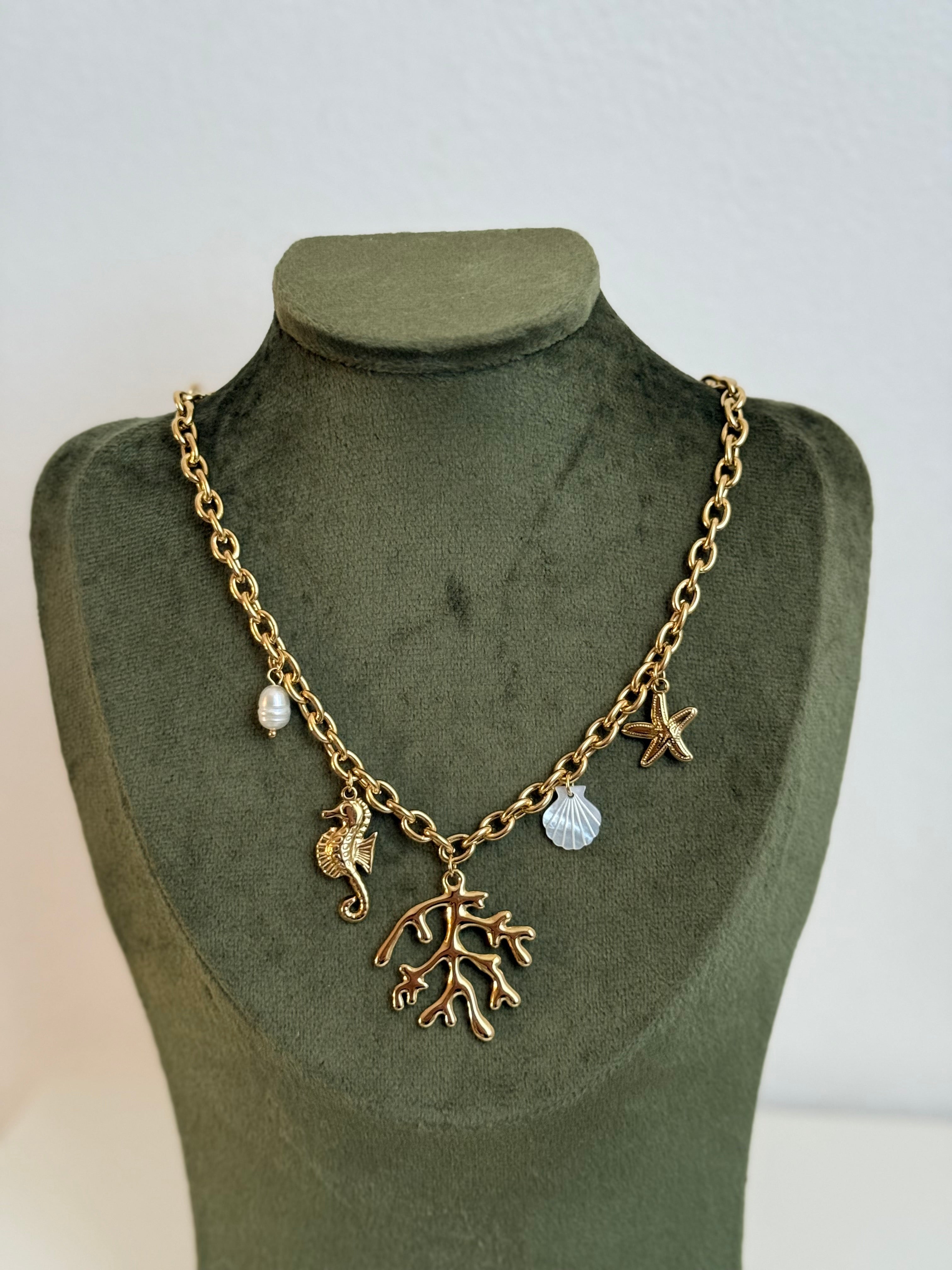 Collana Waves con Ciondoli