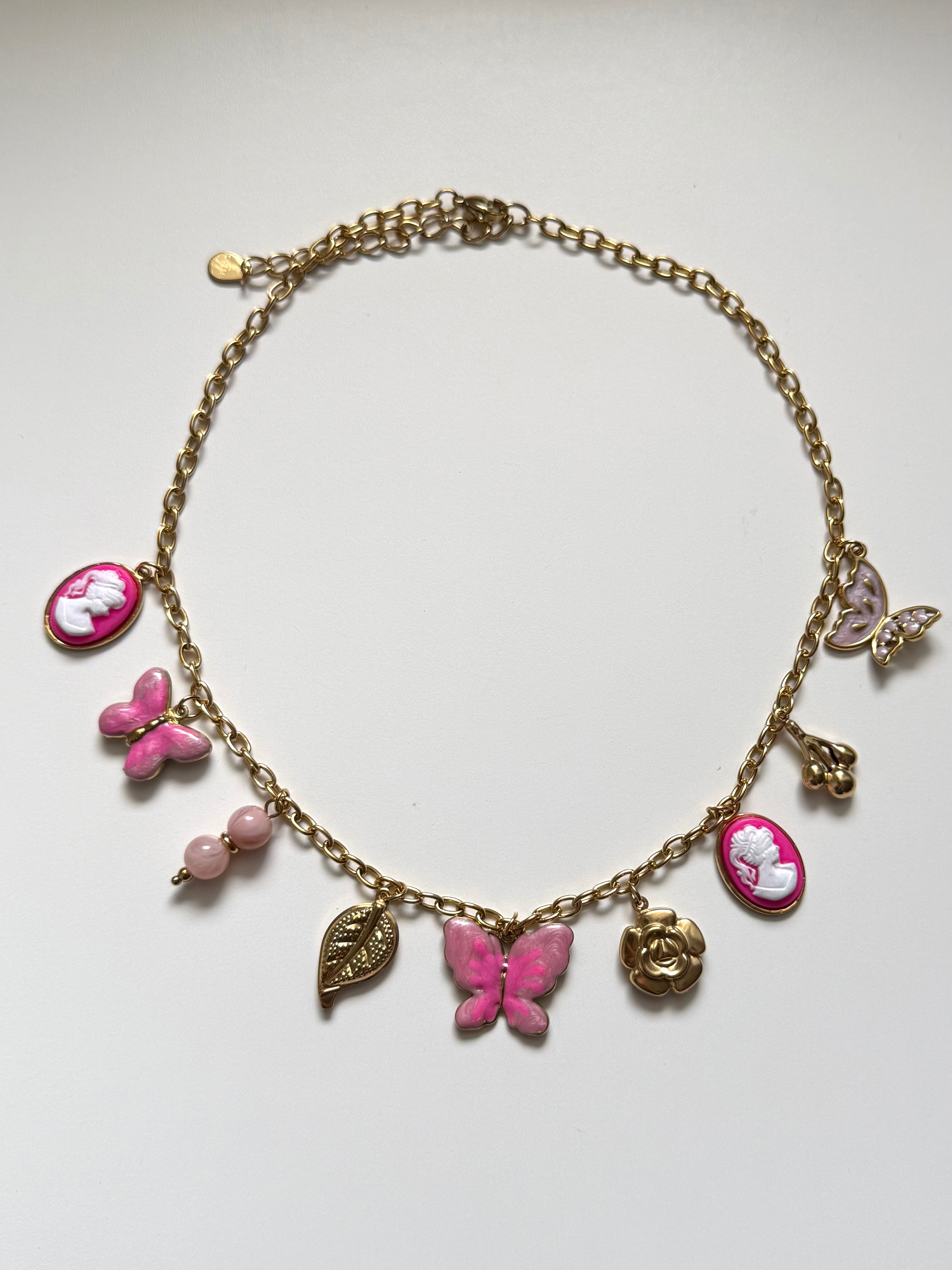 Collana Farfalla con Charm
