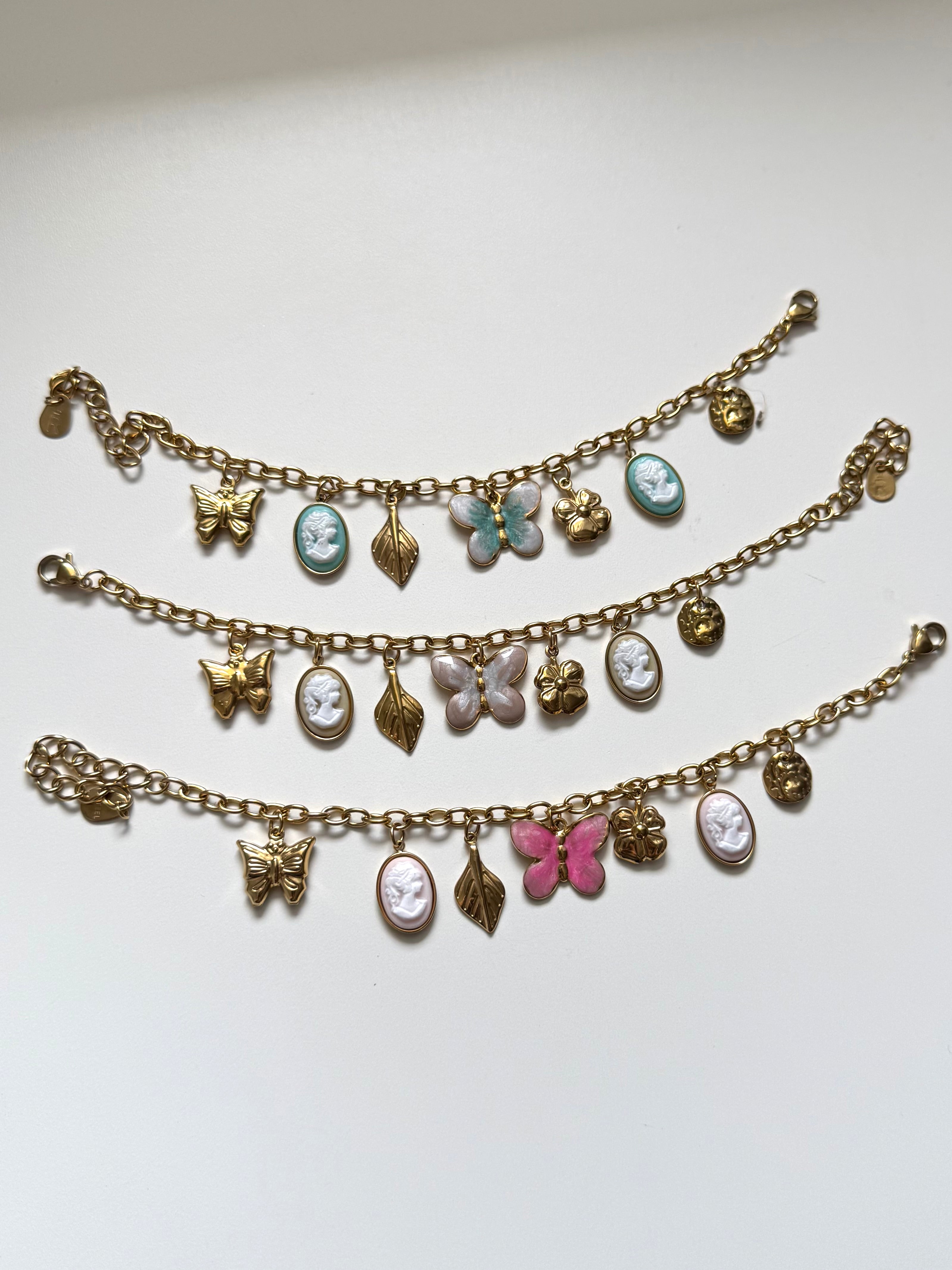 Bracciale Farfalla con Charms