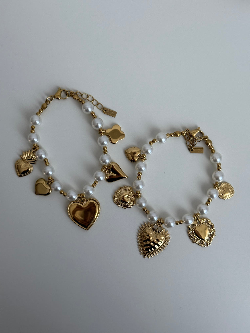 Bracciale di Perle con Ciondoli
