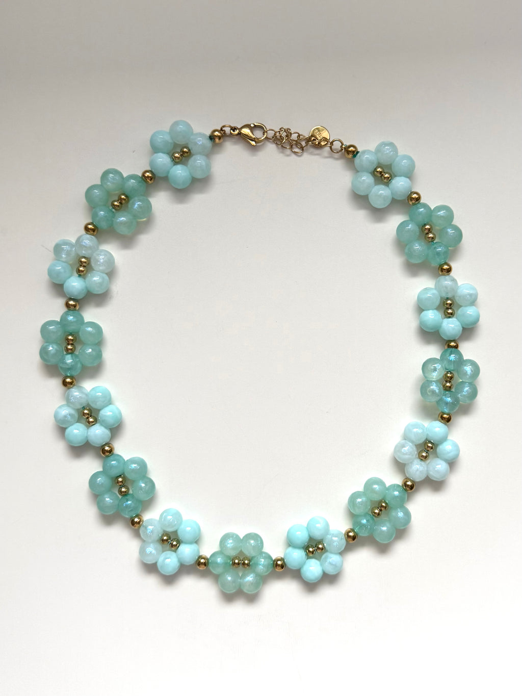 Collana Fiori Perlati
