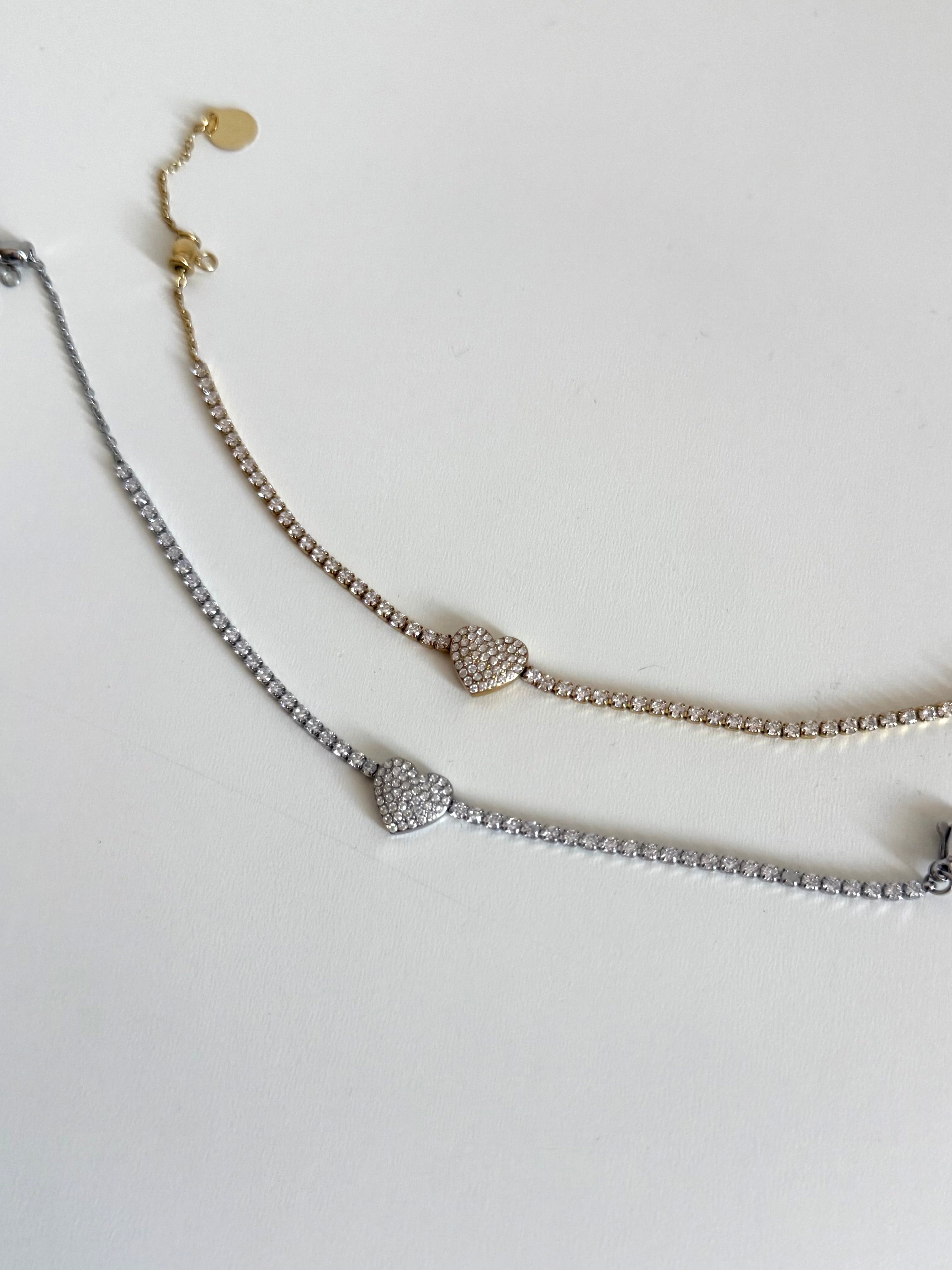Bracciale Cuore con Zirconi