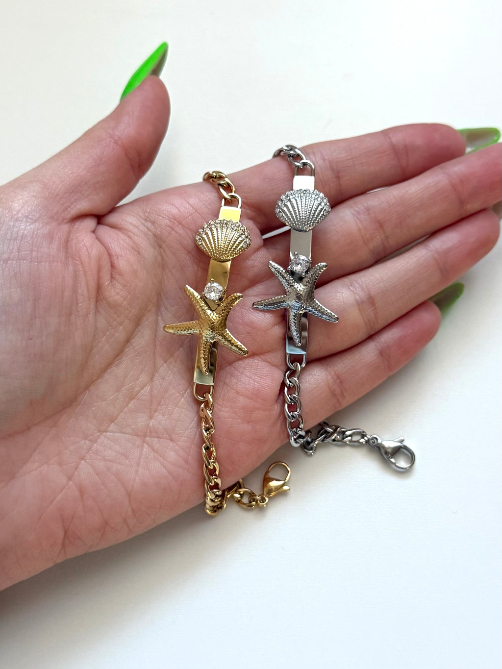 Bracciale Starfish con punto luce