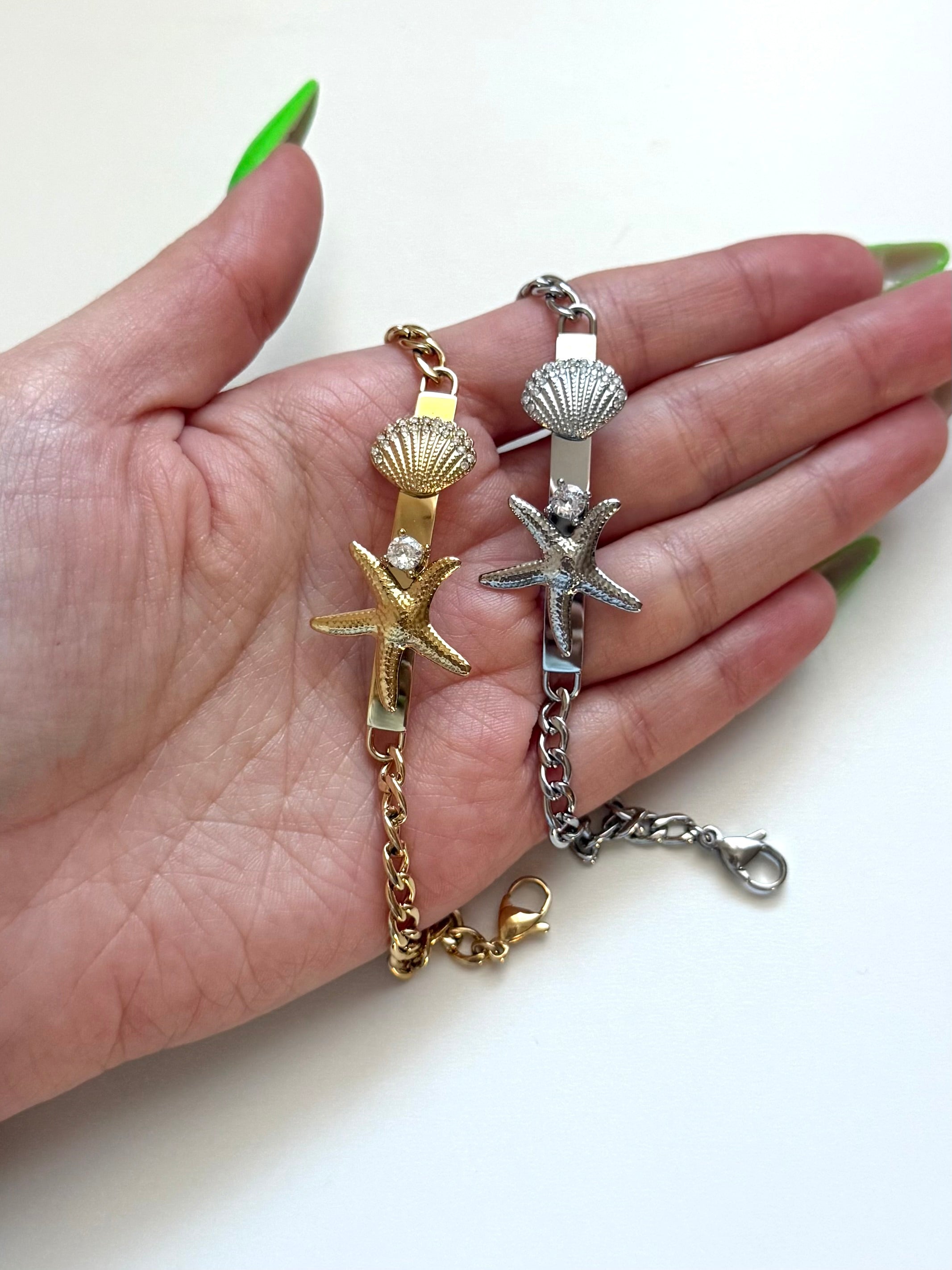 Bracciale Starfish con punto luce