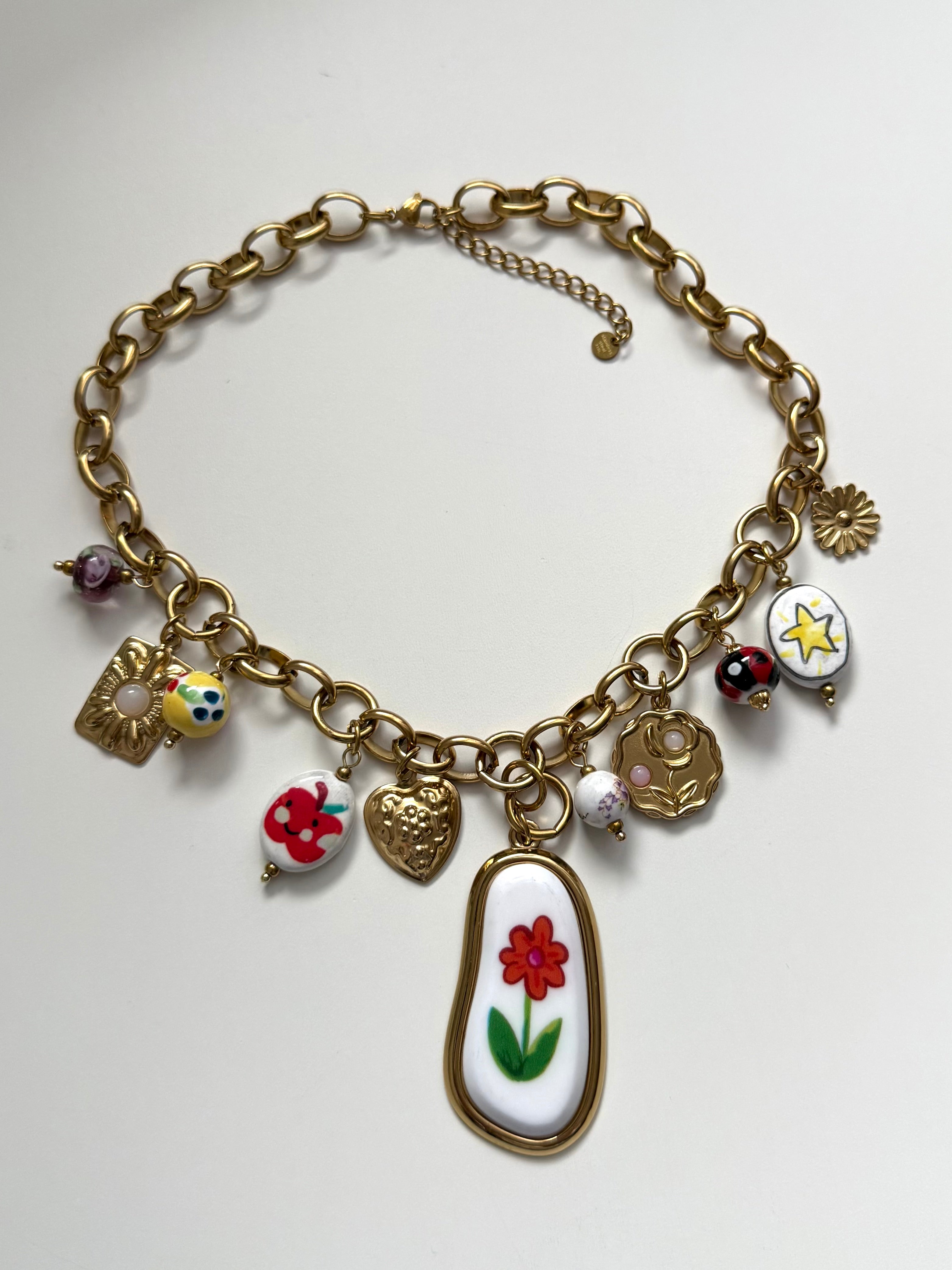 Collana Tulip con Charms