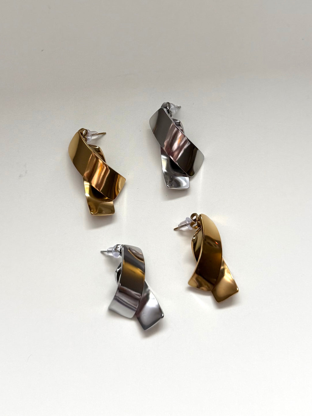 Orecchini Double Line
