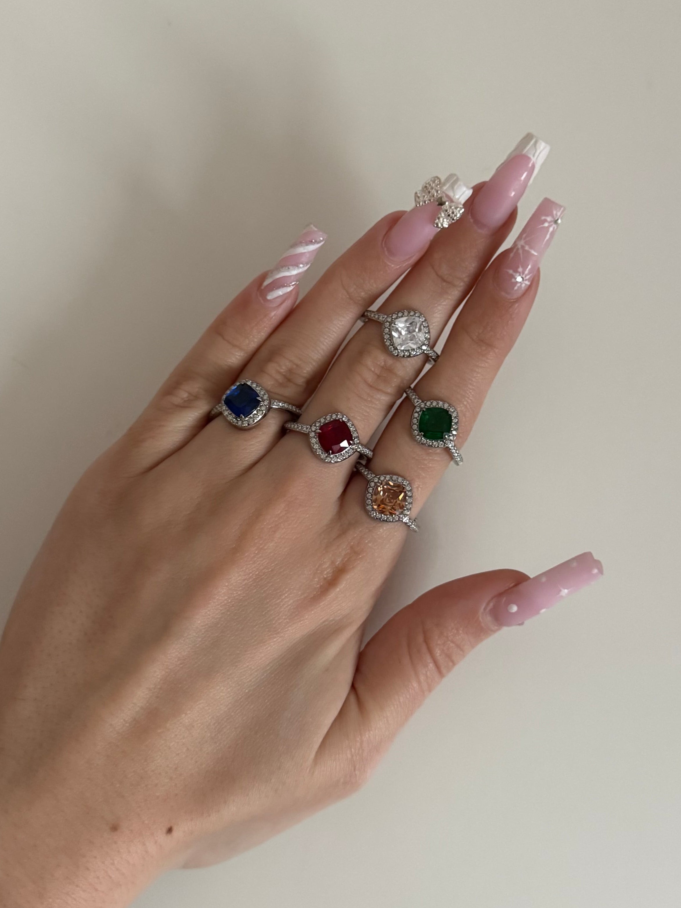 Anello Diana Rombo