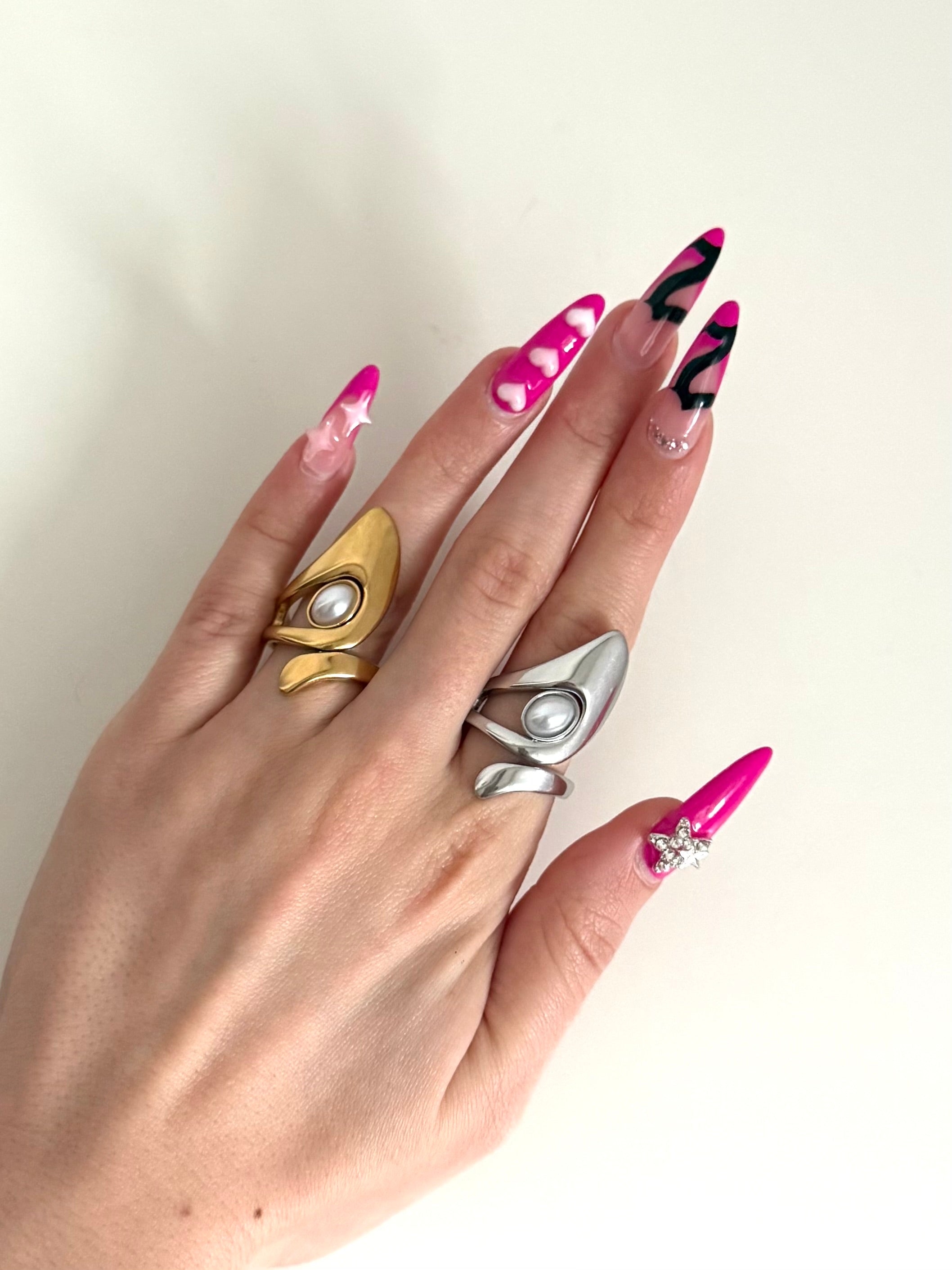 Anello Iride con Perla