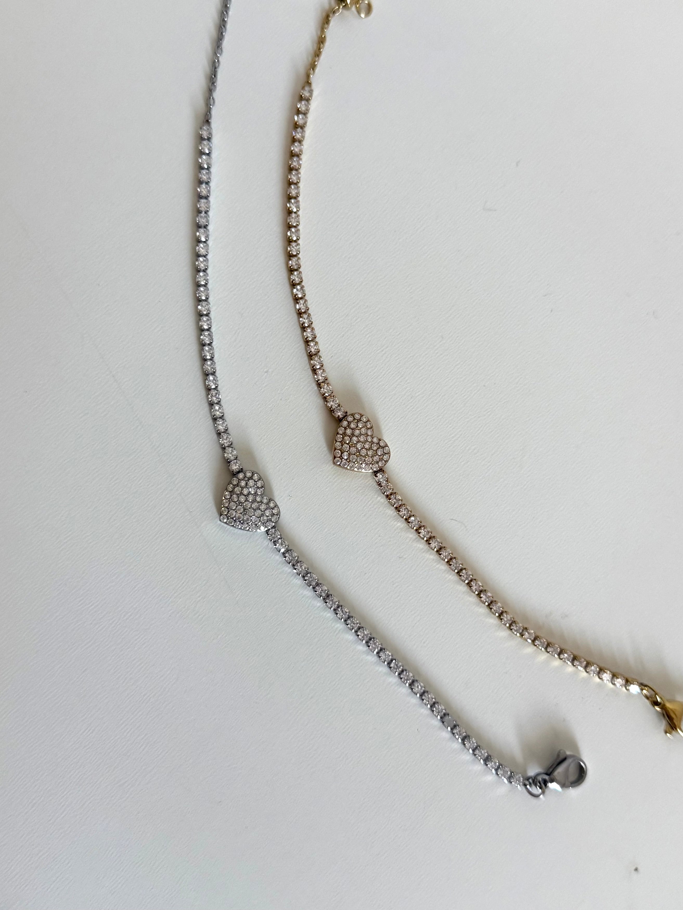 Bracciale Cuore con Zirconi