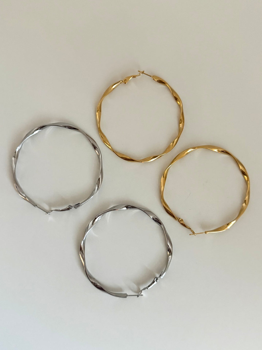 Orecchini Cerchi Onda