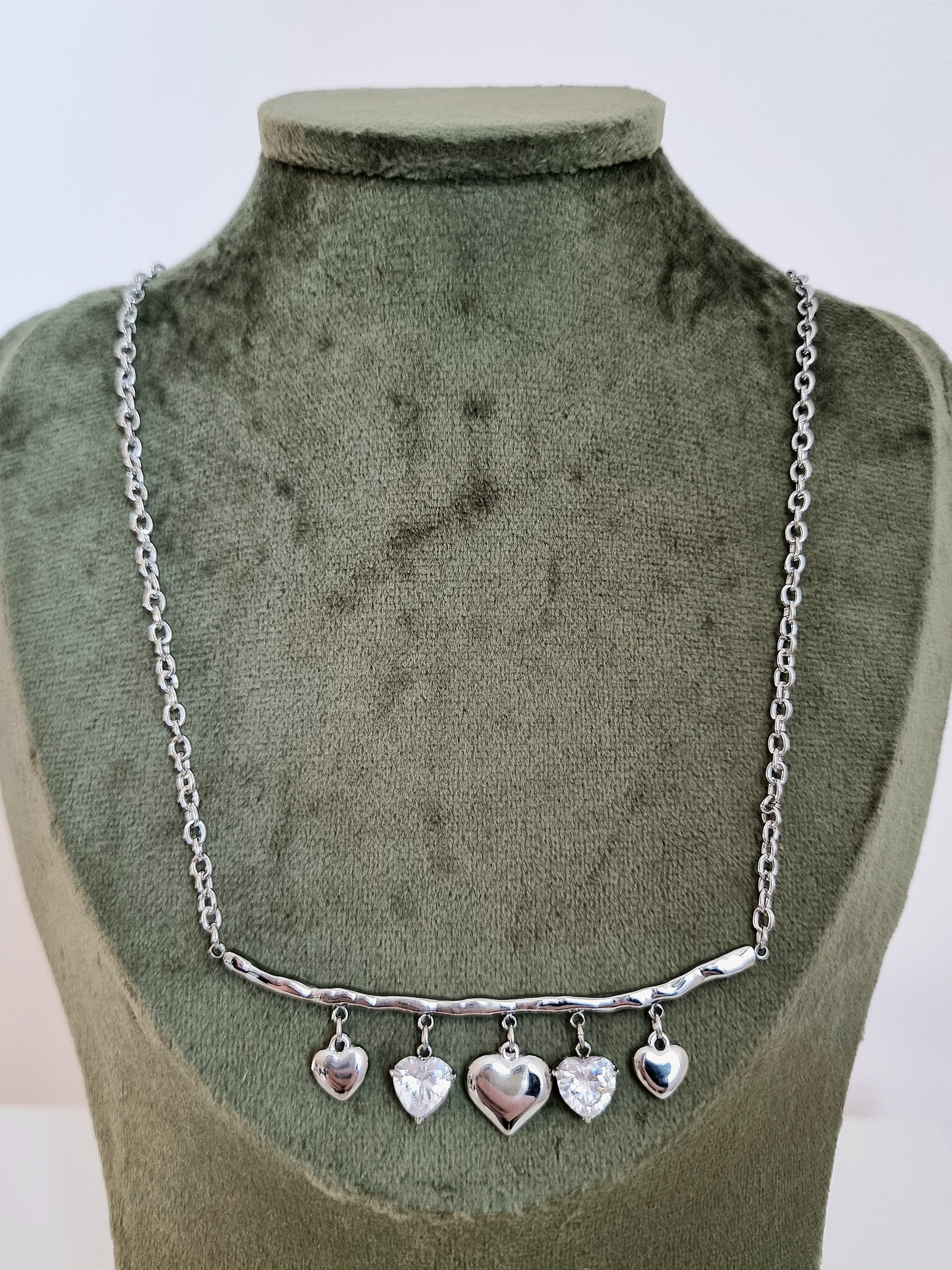 Collana Cuori Pendenti